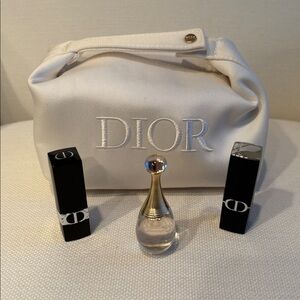 Dior TROUSSE Pouch in Ivory with extra Dior surprises ~ New ~ limited edition